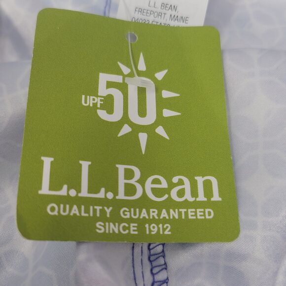 LL Bean Girls Size 12 Swim Shorts Pink Purple Geometric UPF 50 NWT - Picture 3 of 7